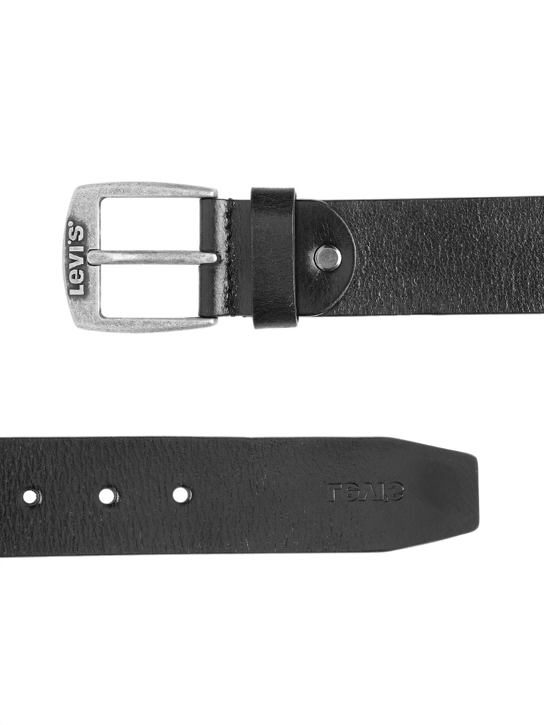Men's Black Solid Belt - 7888b60a-06e6-4583-b211-d95f26df5d9e1742190035960-Men-Solid-Leather-Belt-4281742190035816-3 View