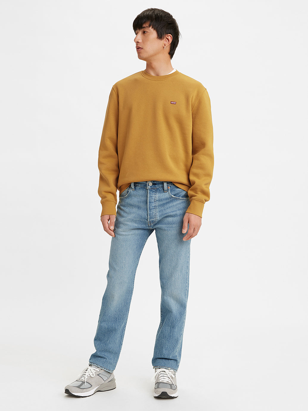 Men's 501'93 Blue Straight Fit Mid Rise Jeans