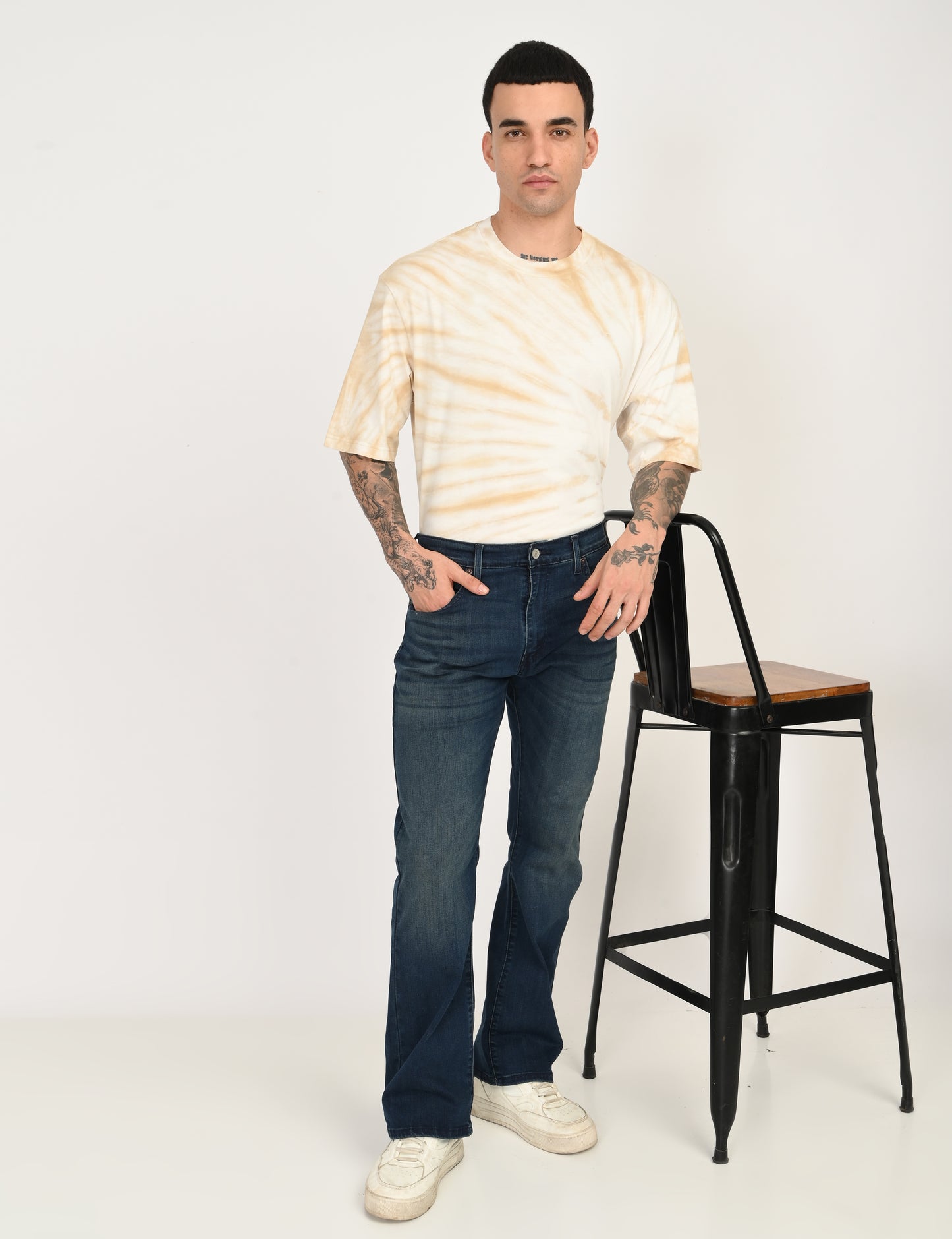 Men's 517 Bootcut Fit Dark Blue Mid Rise Jeans - bae4029e-f74c-45f7-9dd5-f5c9c1c93b10 View