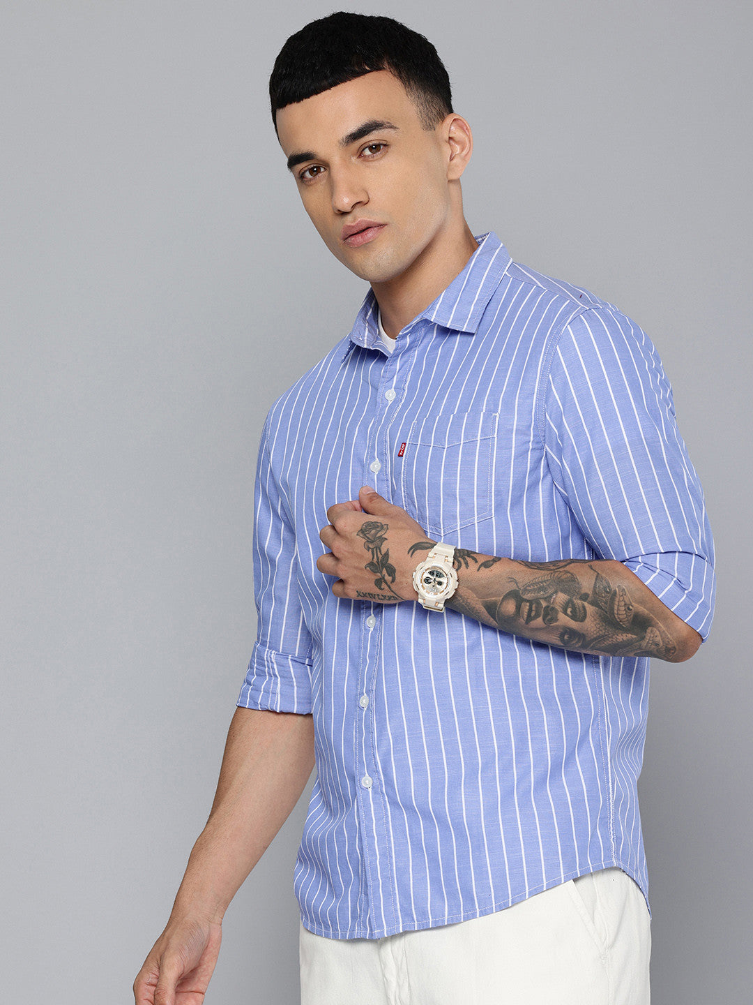 Men's Checkered Slim Fit Shirt
