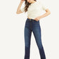 Women's 724 Dark Blue Straight Fit High Rise Jeans - 7abea9036105da4ff360bf8dc50b7d0b View