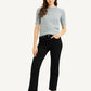 Women's Black Wedgie Straight Fit Mid Rise Jeans - 7eb840d8cc5590bc3e1a4e2f7acded32 View