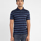 Men's Striped Polo T-shirt Blue - 5193b524-657b-406d-bf4c-52ead2e49d1c View
