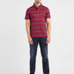 Men's Striped Regular Fit Polo T-shirt - d786ee92-e492-44b4-b406-bc9d481880e2 View