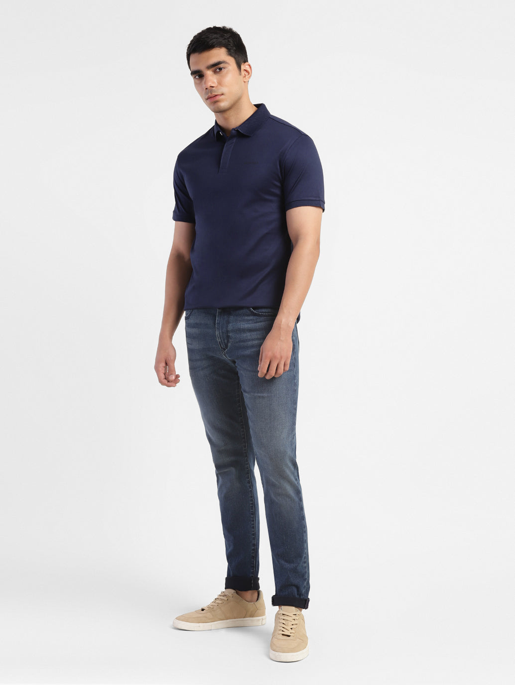 Men's Solid Regular Fit T-shirt