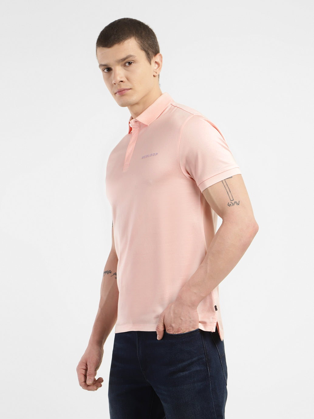 Men's Solid Slim Fit T-shirt