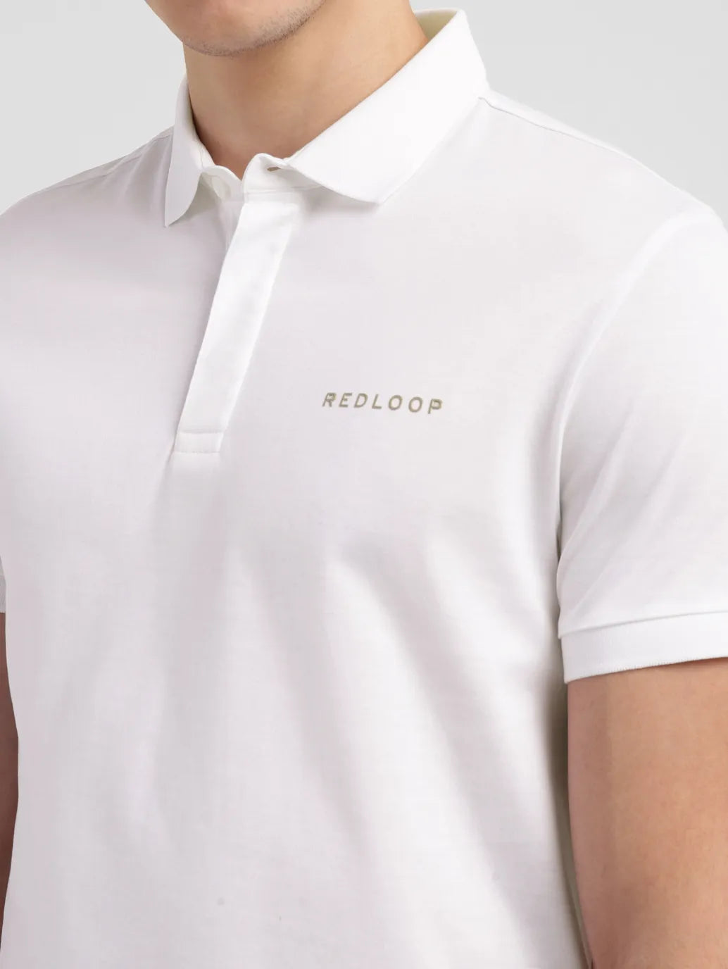 Men's Solid Slim Fit Polo T-shirt