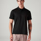 Men's Solid Slim Fit Polo T-Shirt - Front View