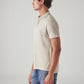 Men's Solid Slim Fit Interlock Polo T-Shirt - Side View