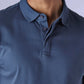 Men's Solid Blue Slim Fit Redloop Interlock Polo T-shirt - 177477e5-abe8-4657-b9cc-28cc1ea5e421 View
