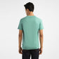 Men's Solid Crew Neck T-shirt - Back View