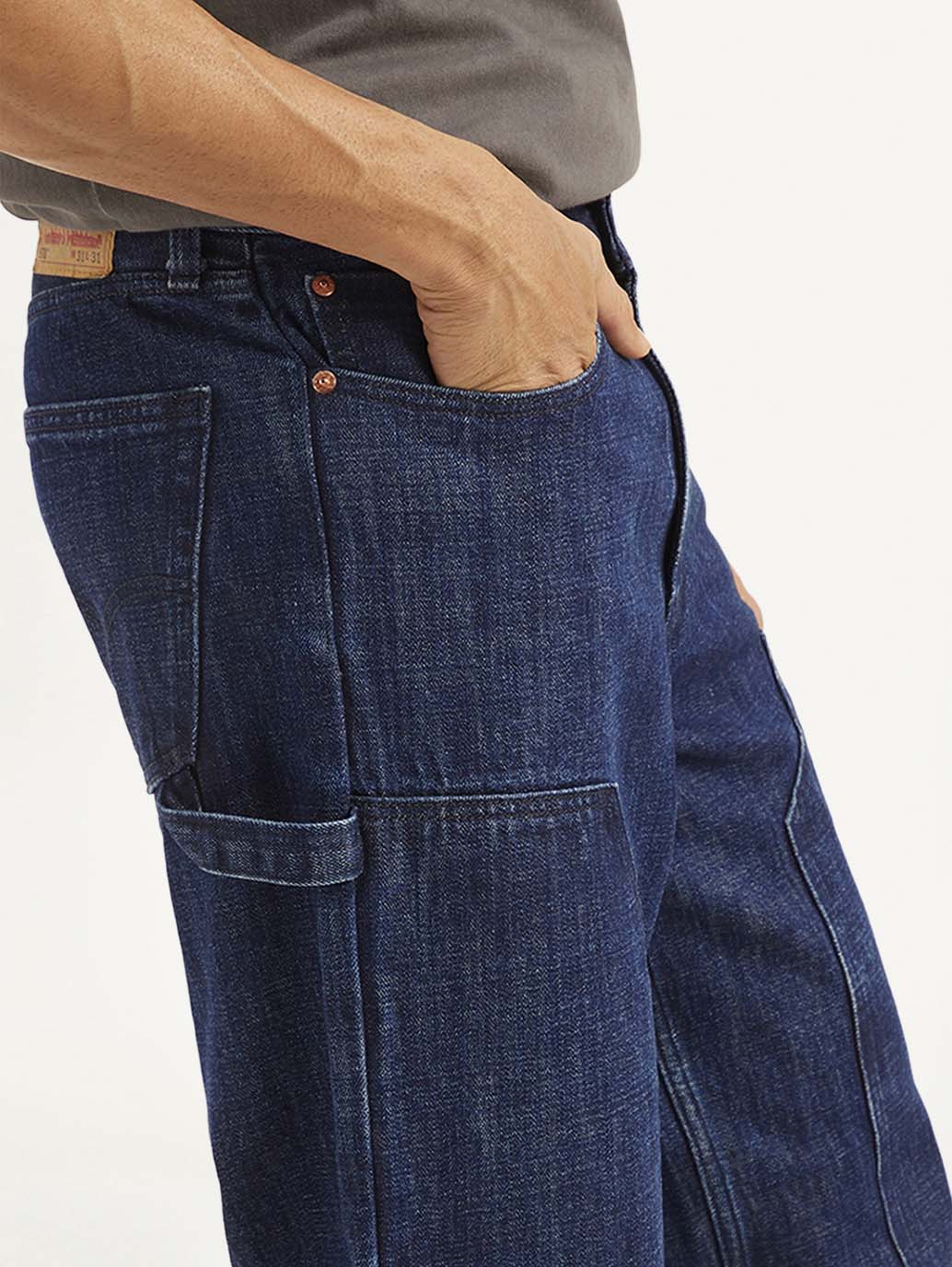 Men's 578 Blue Loose Fit Mid Rise Jeans - 81da4e69bcdcdbb61507fad972cb1769 View