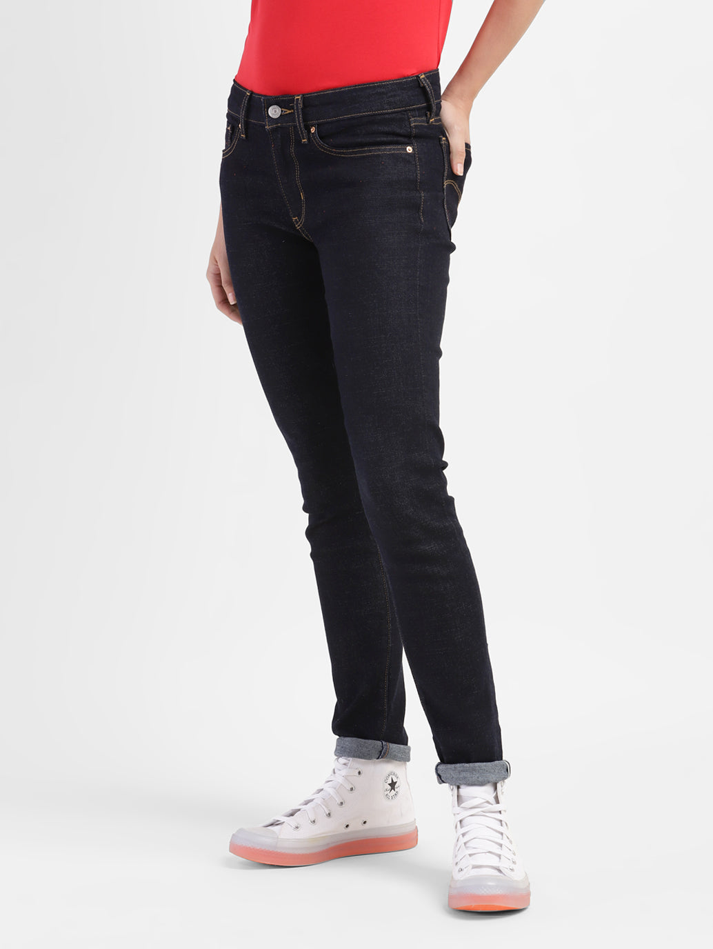 Women's Mid Rise 711 Skinny Fit Jeans