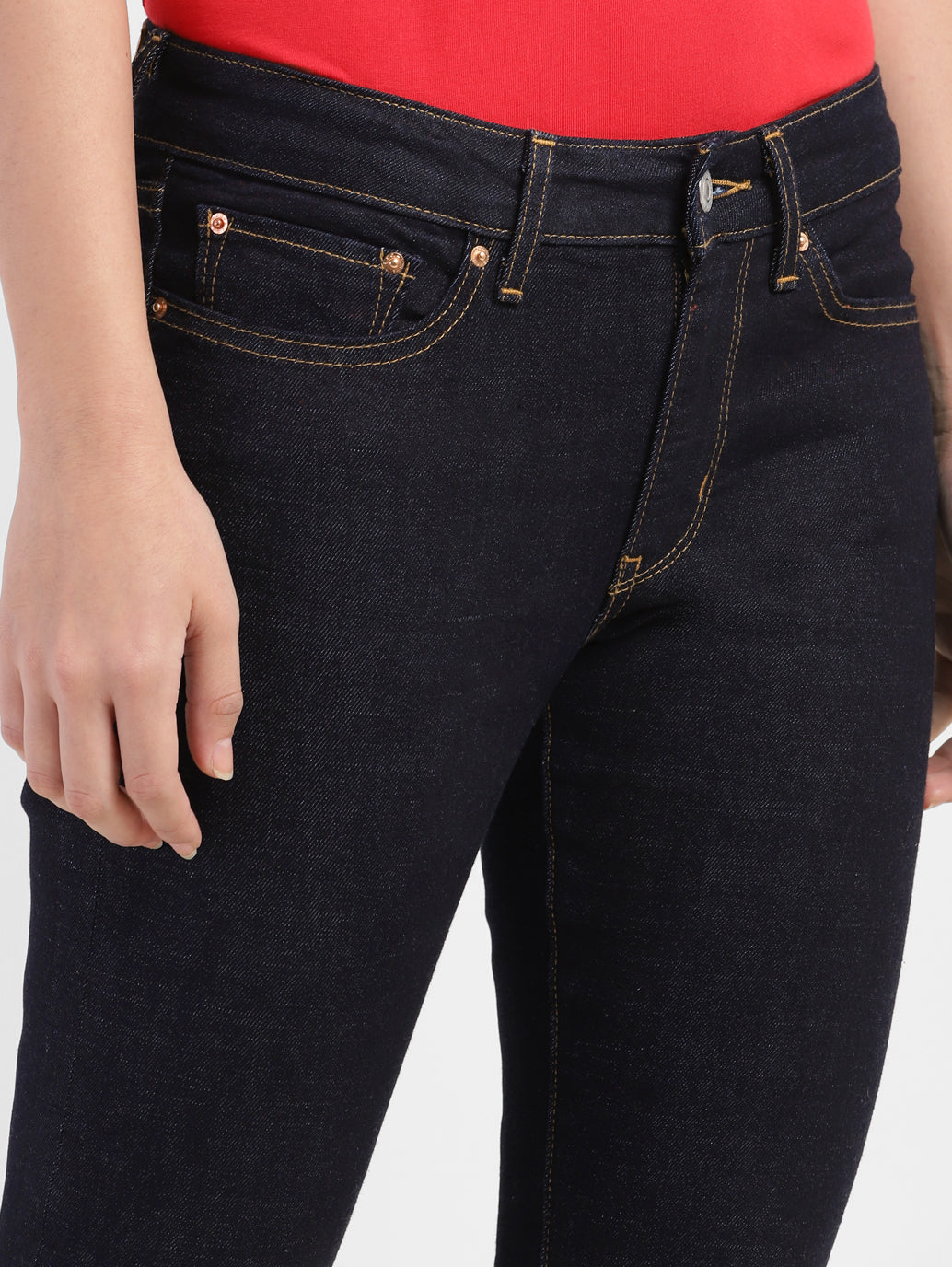 Women's Mid Rise 711 Skinny Fit Jeans