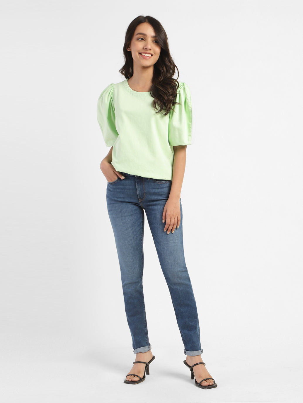 Women's Mid Rise 711 Skinny Fit Jeans