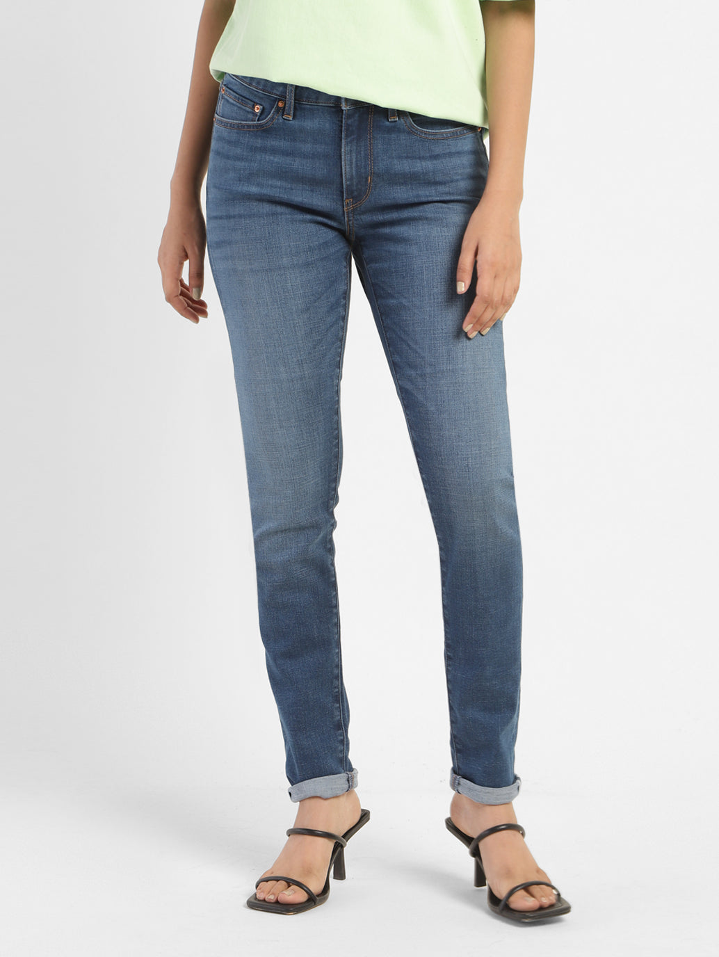 Women's Mid Rise 711 Skinny Fit Jeans