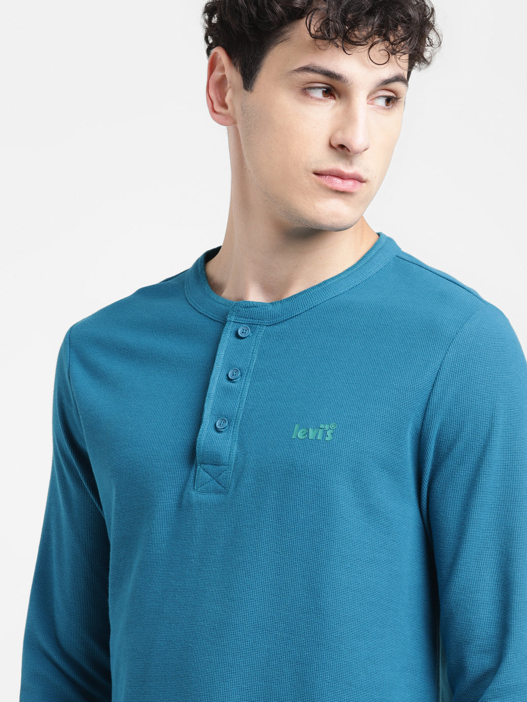 Henley collar t shirt best sale