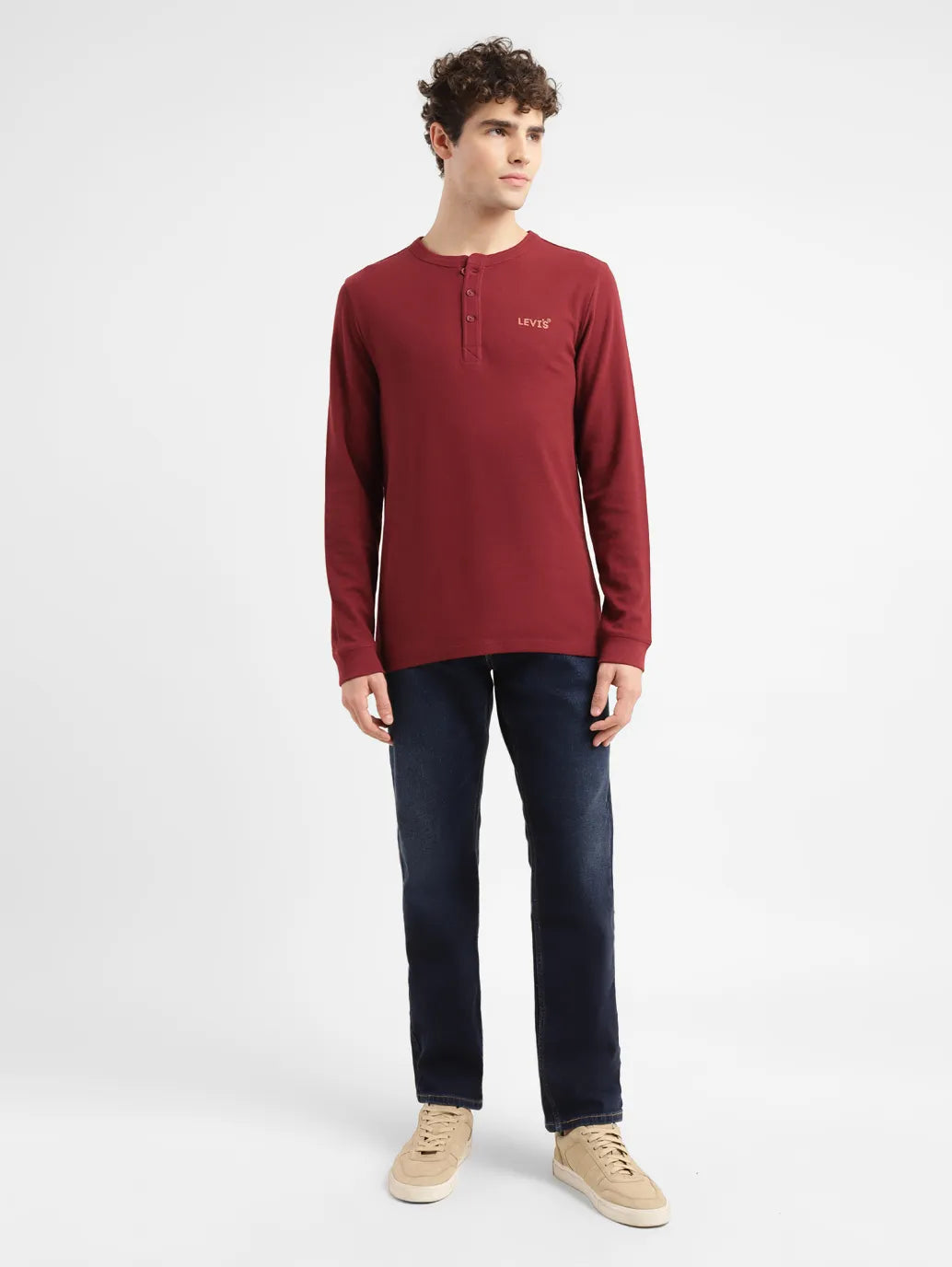 Men s Solid Slim Fit T shirt Levis India Store