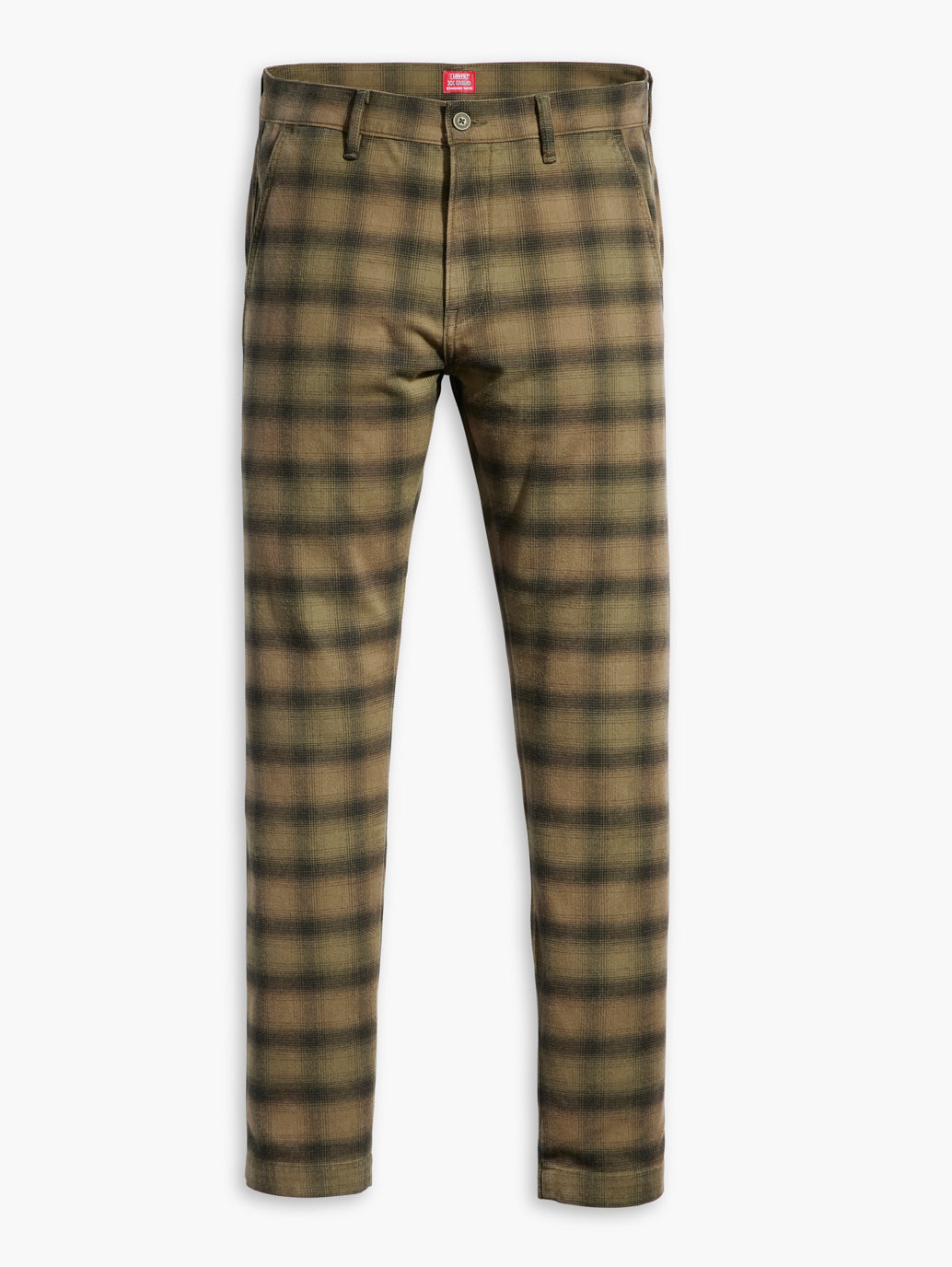 Men's Checkered Brown Slim Fit Chinos – Levis India Store