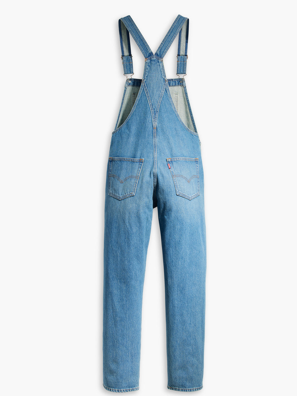 Women's Solid Blue Overalls