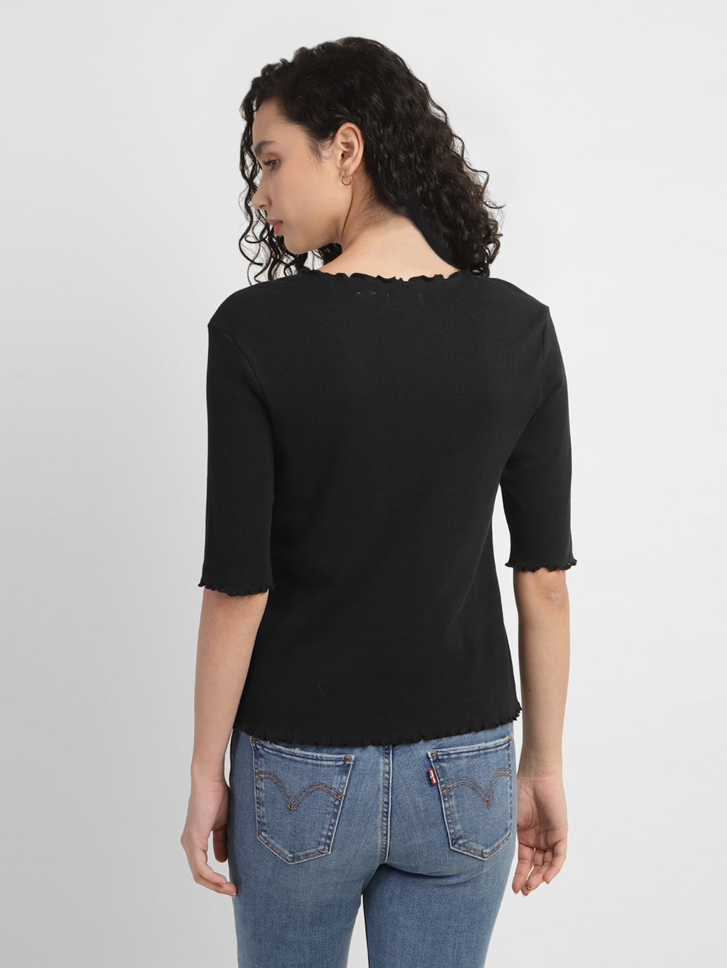 Women's Solid Round NeckT-shirt