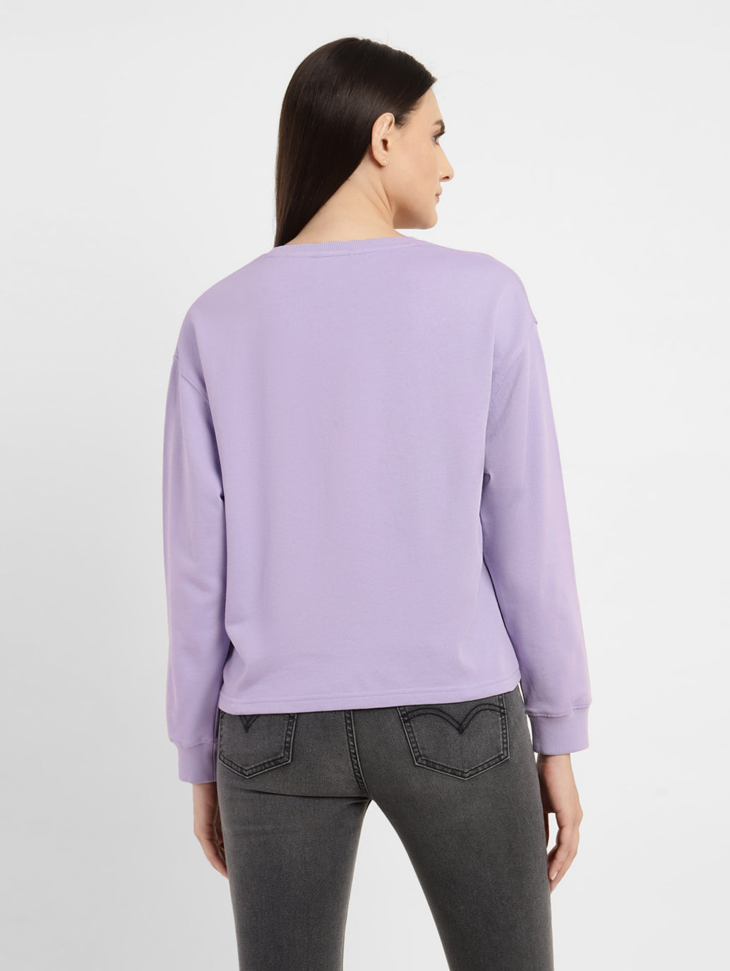 Lavender crew neck on sale sweatshirt