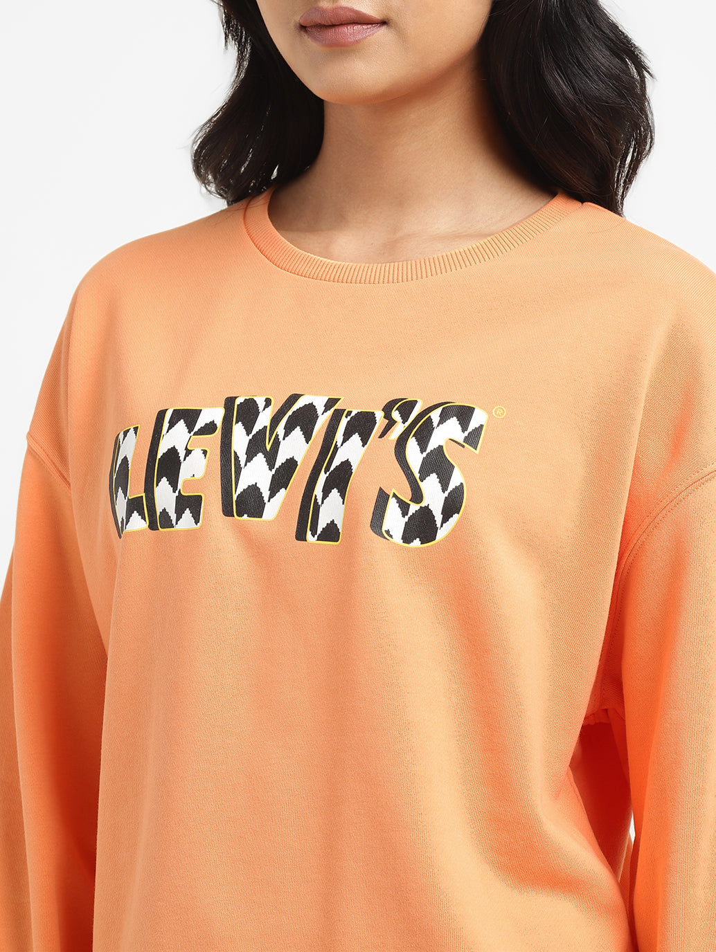 Women's Printed Crew Neck Sweatshirts