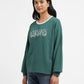 Womens Printed Crew Neck Sweatshirts - b28bb096-86cf-4d09-90f9-050365310f31 View