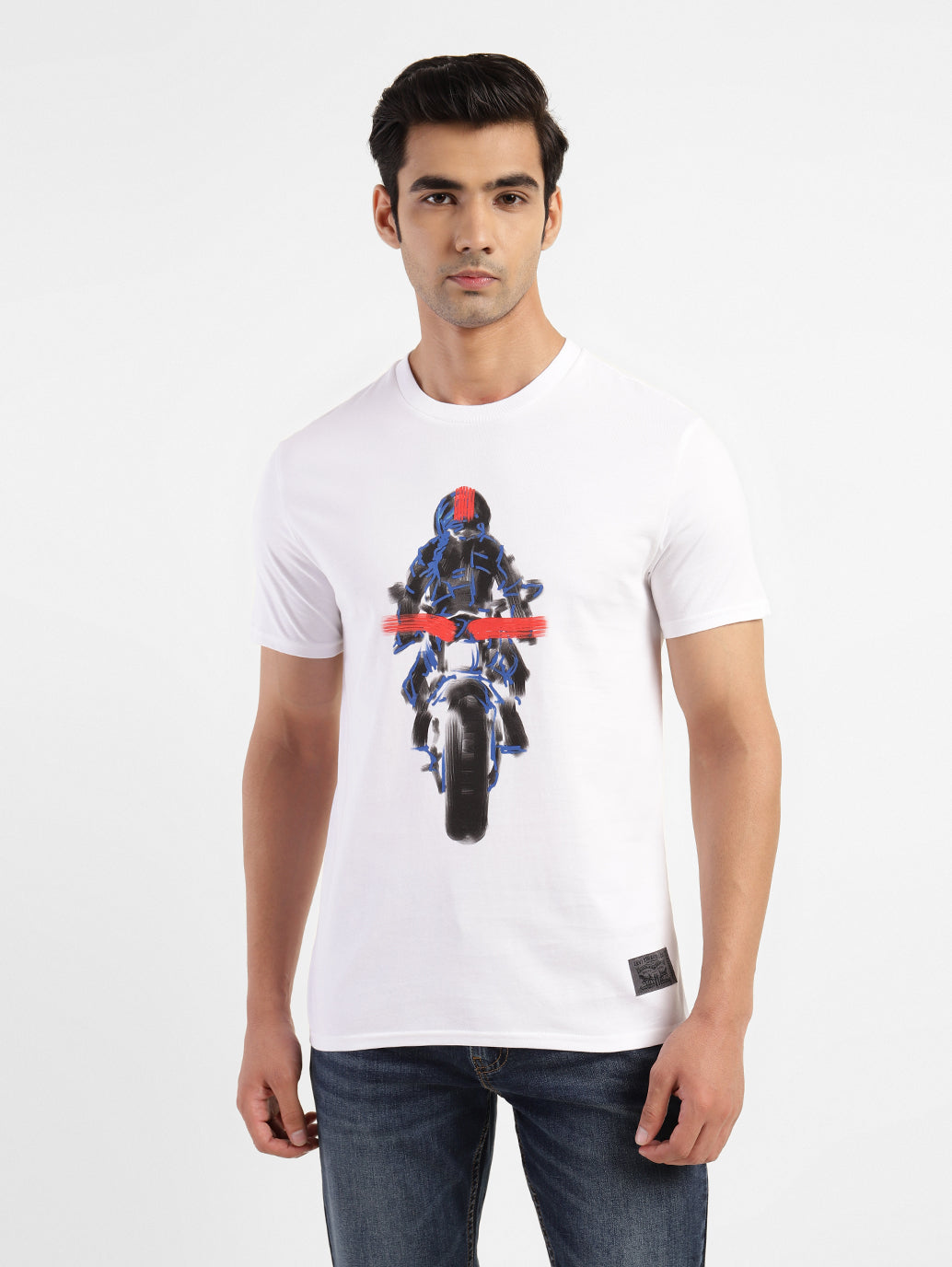 Men's Graphic Print Slim Fit T-shirt