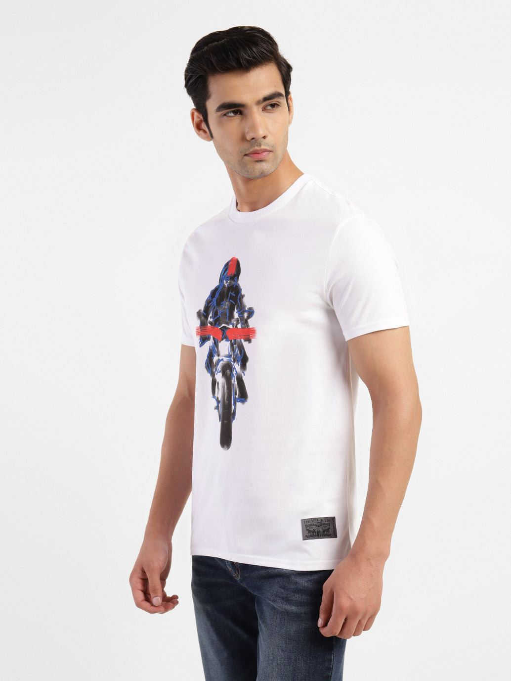 Men's Graphic Print Slim Fit T-shirt