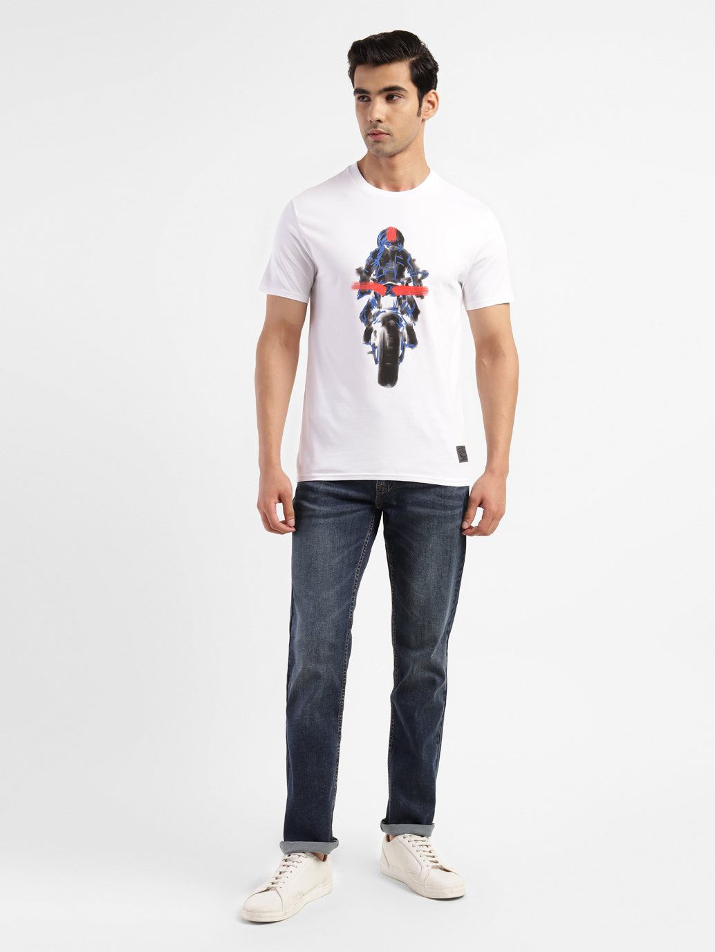 Men's Graphic Print Slim Fit T-shirt