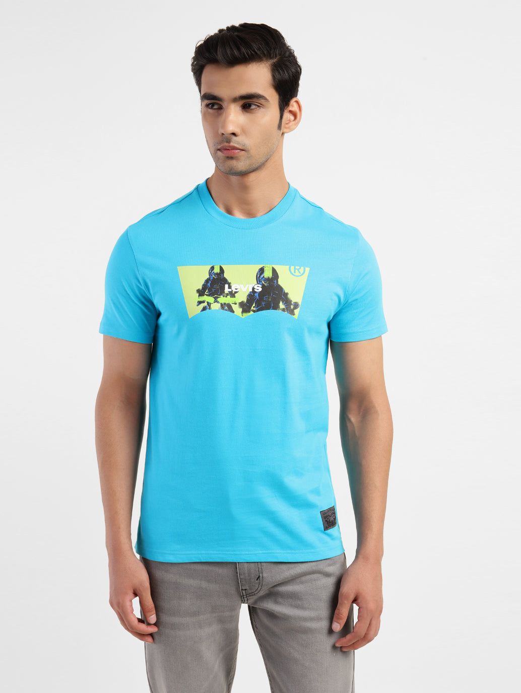 Men's Graphic Print Slim Fit T-shirt