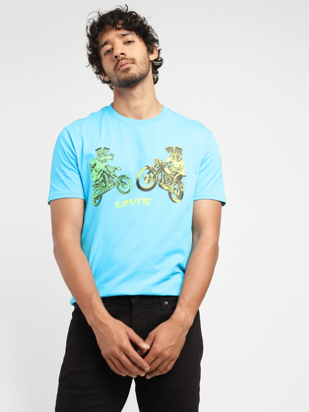 Men's Graphic Print Slim Fit T-shirt