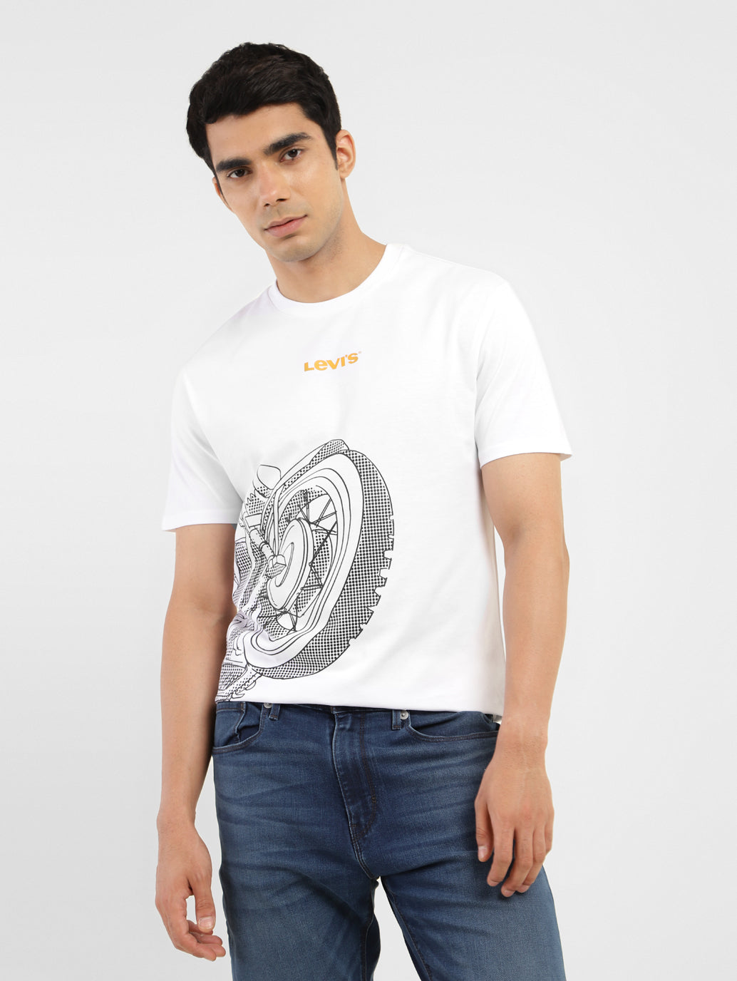 Men's Graphic Print Slim Fit T-shirt