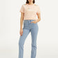 Women's 724 Light Blue Straight Fit High Rise Jeans - 86e30ceaf4f4d239e3f2437905a47da5 View