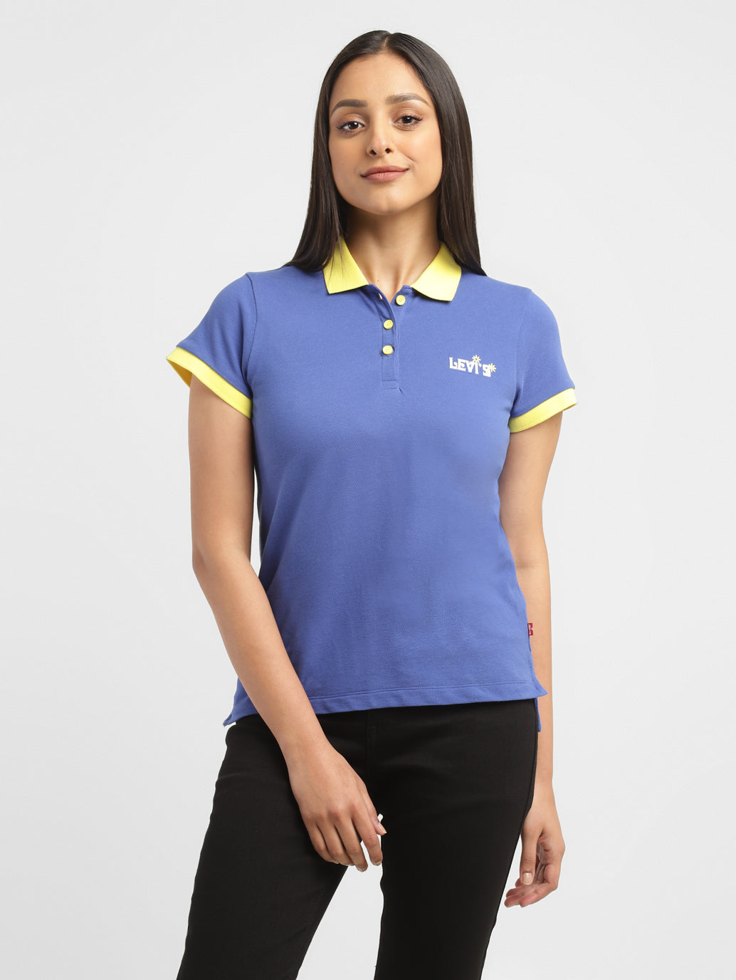 Women s Solid Polo T shirt Levis India Store