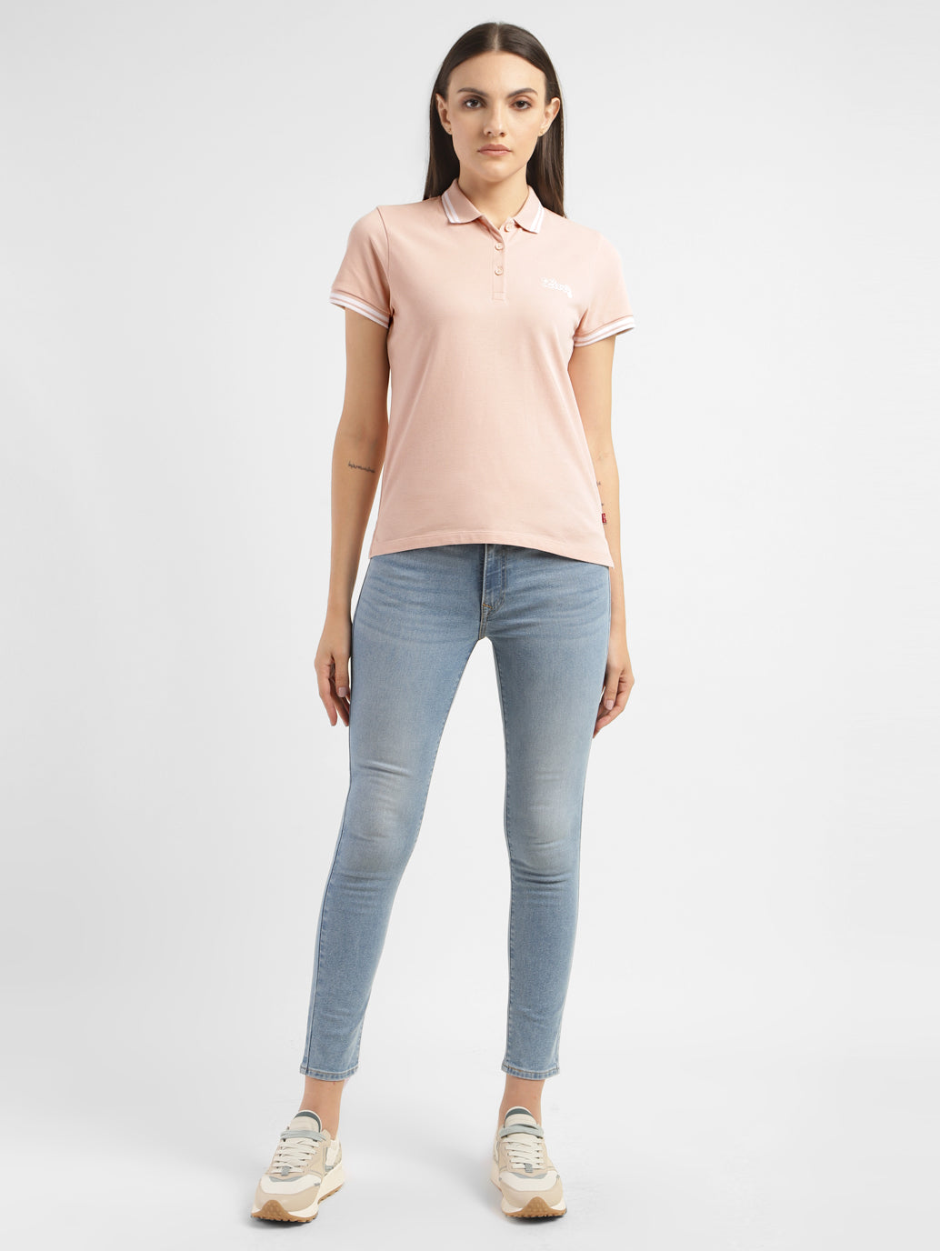 Women's Solid Polo T-shirt – Levis India Store