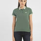 Women's Solid Polo T shirt