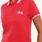 Women's Solid Polo T-Shirt - b472d5f3-7b4d-4029-95a1-283d03f51255 View