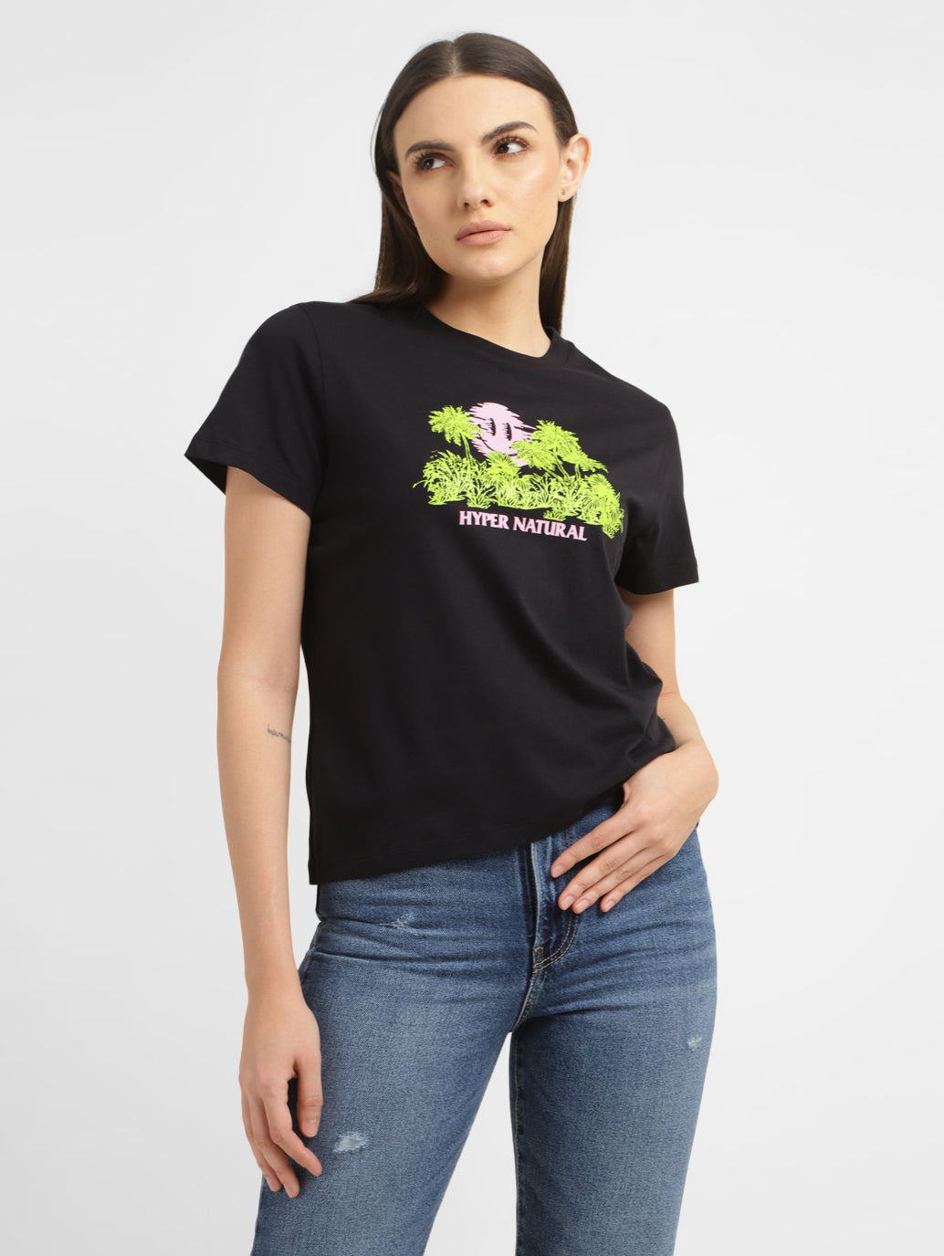 Women's Graphic Print Regular Fit T-shirt