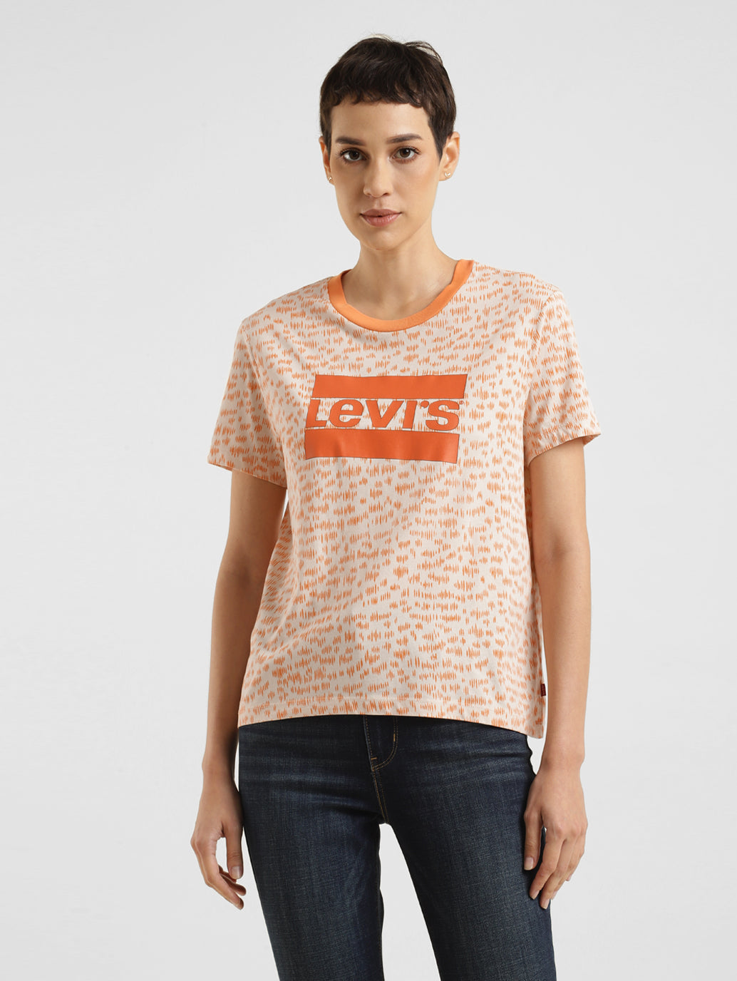 Women's All Over Print Crew Neck T-shirt