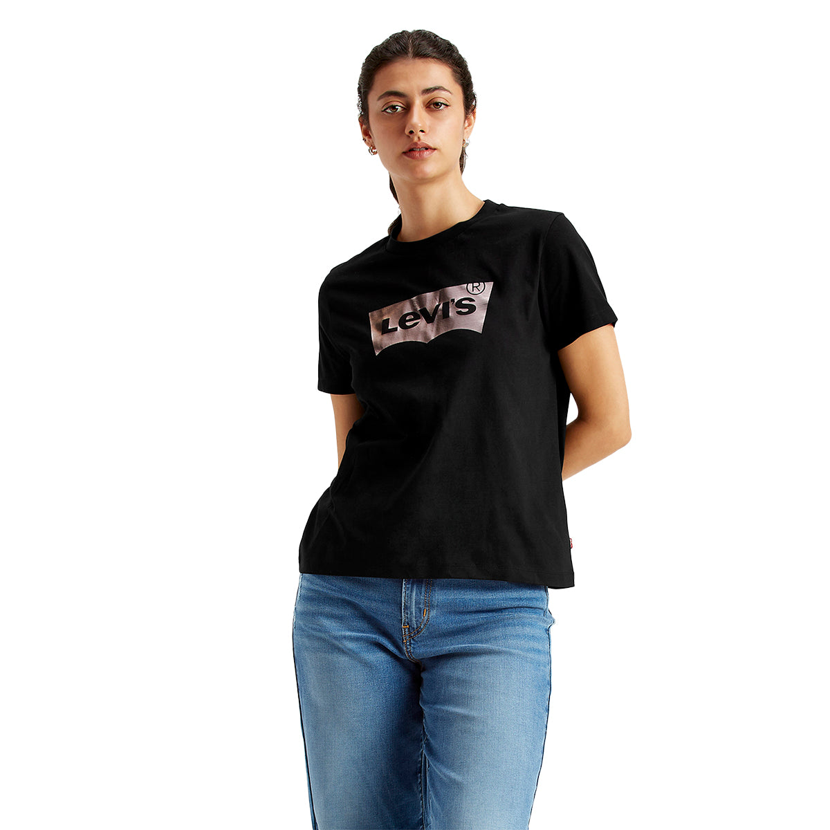 Women's Brand Logo Regular Fit T-Shirt