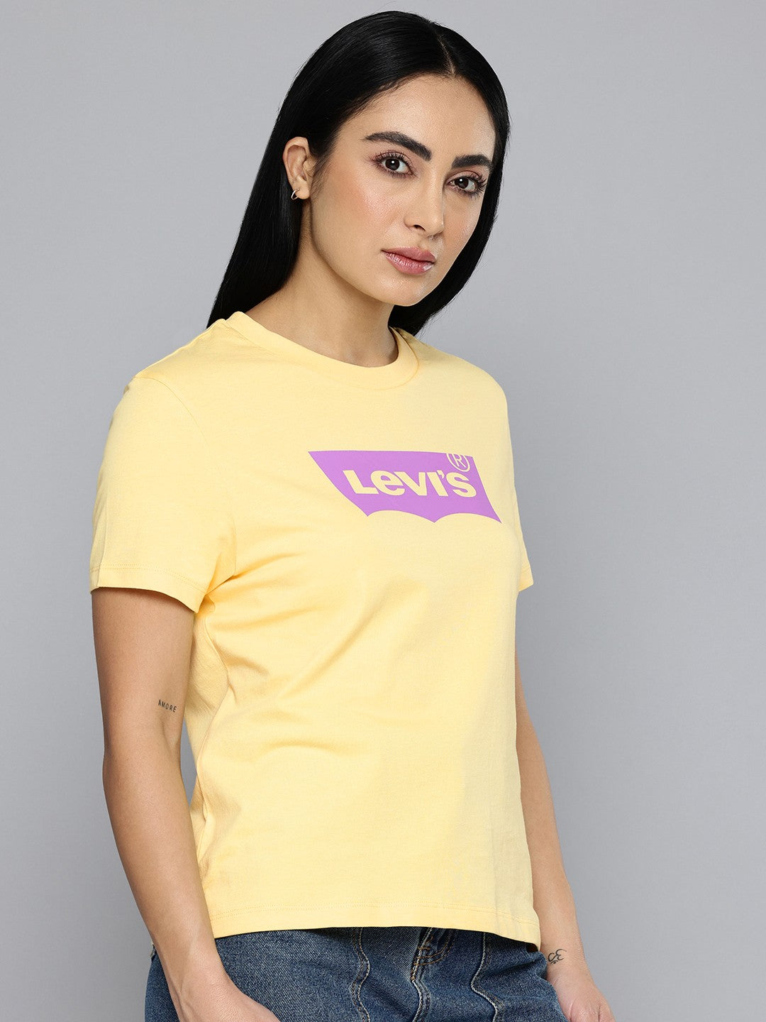 Women's Brand Logo Printed T-Shirt