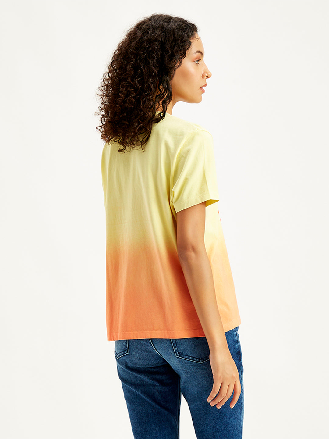 Women's Ombre Straight Fit T-Shirt