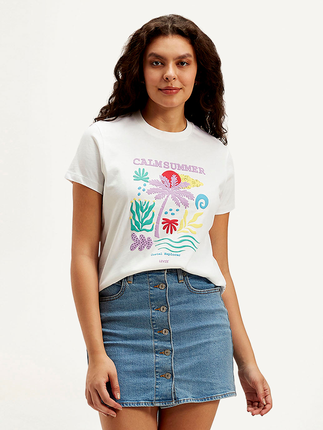 Women's Graphic Print Crew Neck T-shirt