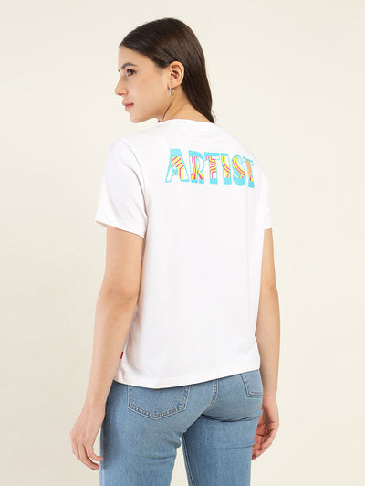 Women's Typography Relaxed Fit T-Shirt