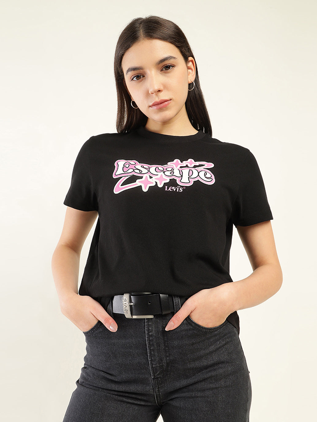Women's Typography Relaxed Fit T-Shirt