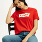 Women's Typography Relaxed Fit T-Shirt - Styleshot View