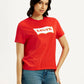 Women's Typography Relaxed Fit T-Shirt - Side View