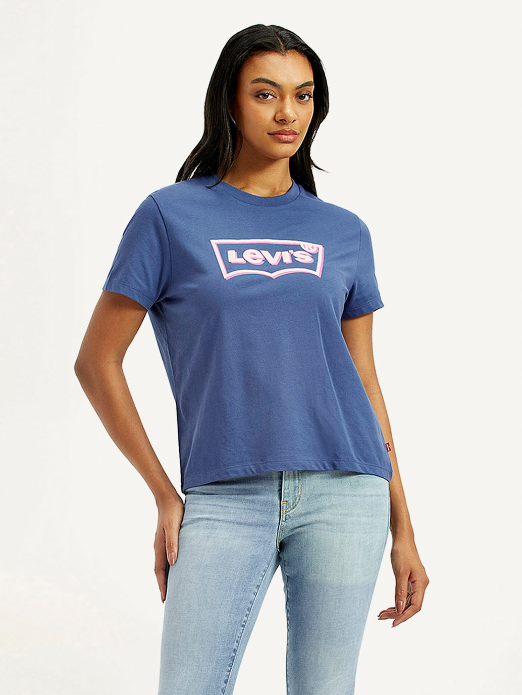 Women's Graphic Print Relaxed Fit T-Shirt - Front View